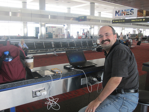 Jeff Heaton at Denver International Airport
