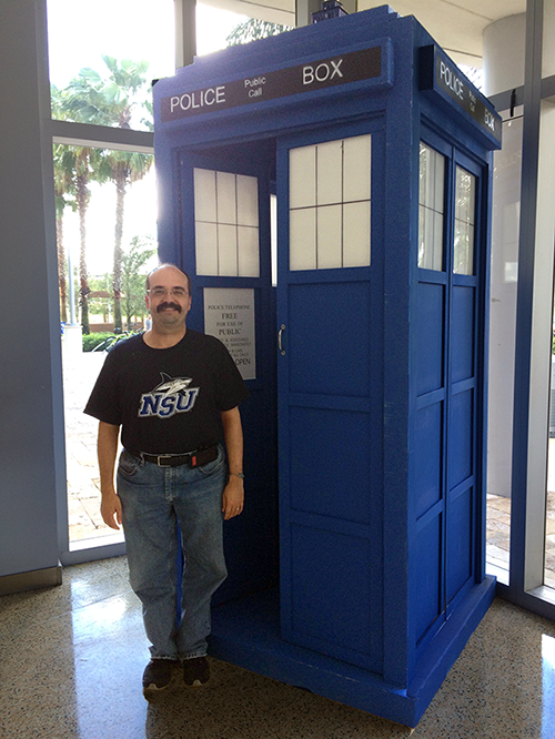 Dr. Who Police Box at NSU